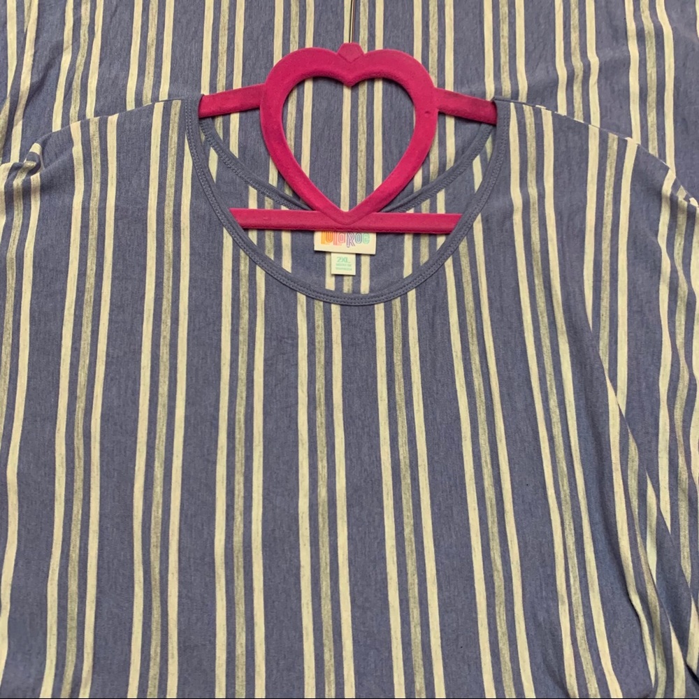 Lularoe rayon striped Irma 2XL